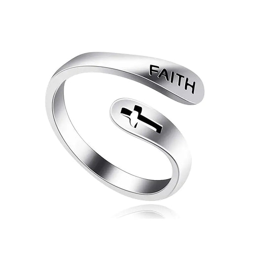 "FAITH" Handmade Christian Ring