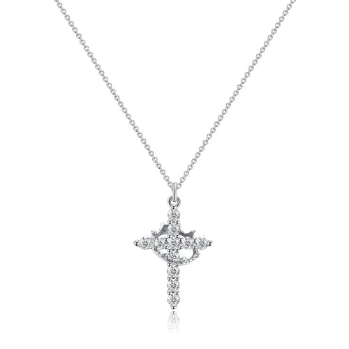Handmade "Cross/Crown" Necklace