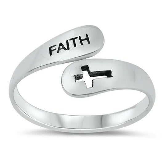 "FAITH" Handmade Christian Ring